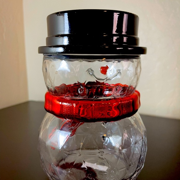 Bath & Body Works Accents Bath Body Works Clear Faceted Snowman